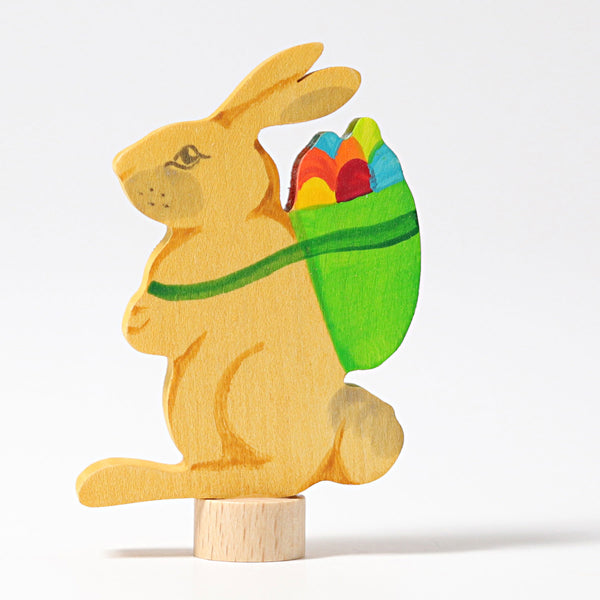 Grimms 04231 Steckfigur Hase mit Korb