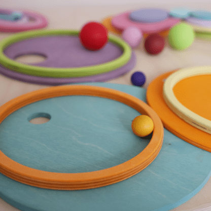 Grimm's Konzentrische Kreise und Ringe Pastell in Kombination