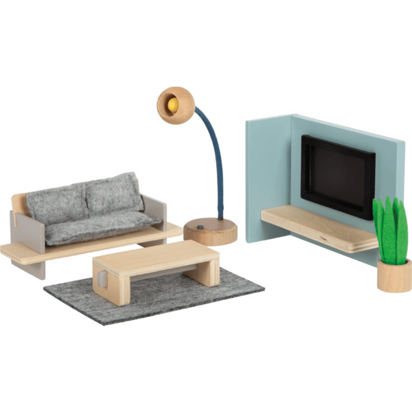 Small Foot 12633 Puppenhausmöbel Wohnzimmer, 9-teilig