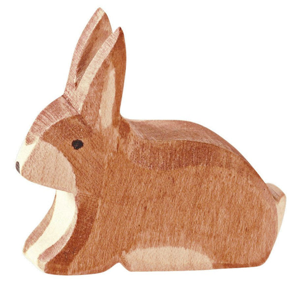 Ostheimer 15011 Hase braun gefleckt sitzend