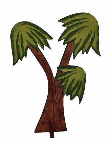 Lotte Sievers Hahn 3163 Palme dreiteilig