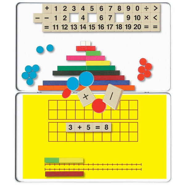 Oberschwäbische Magnetspiele 5028 1,2,3 Zahlen Magnet-Box