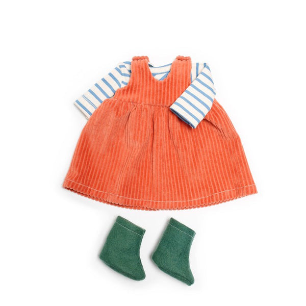 Nanchen 612501 Anziehpuppe Bekleidungsset Gartenmädchen