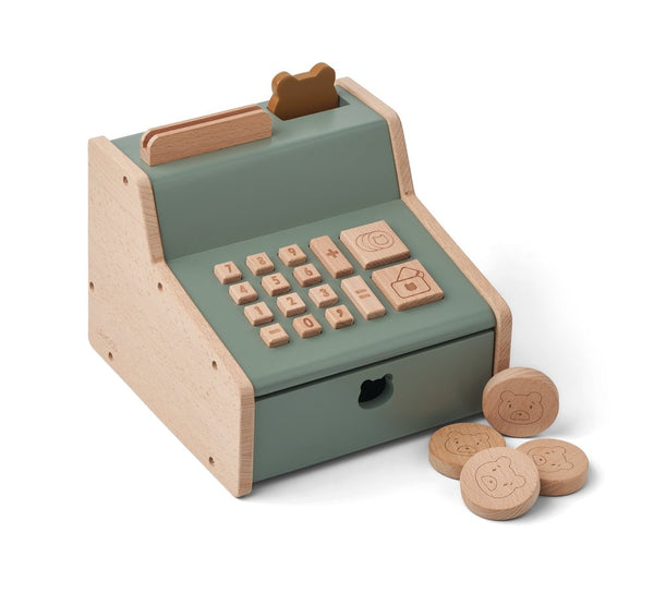 Liewood 15001-1170 Spielzeugkasse aus Holz "Buck Cash Register"