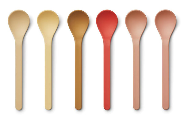 Liewood LW14901-1120 Kinderlöffel 6er Set Safari "Erin Spoon"