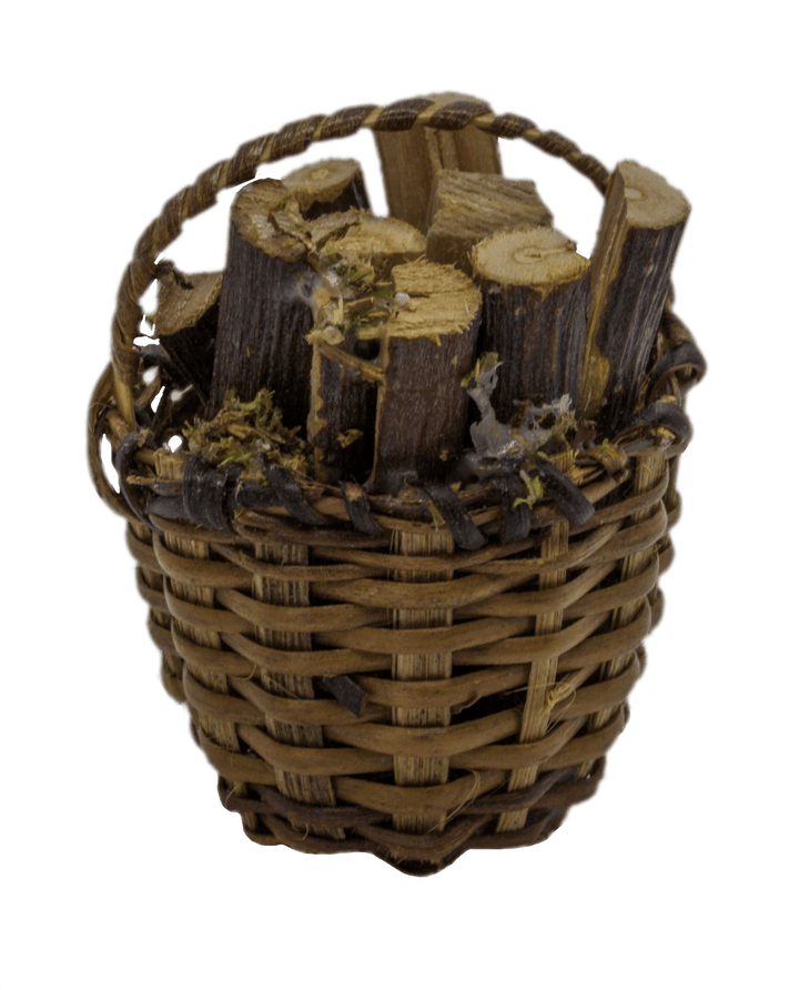 Kahlert_Licht-Holzkorb-gross-mit-Holzscheiten-und-Moos-Miniatur