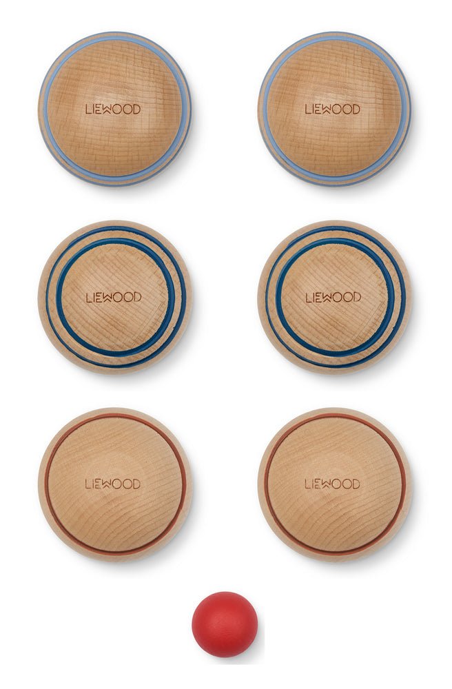 Liewood 17040-1083 Boule-Spiel, Pétanque-Set "Sisse" blau Liewood   