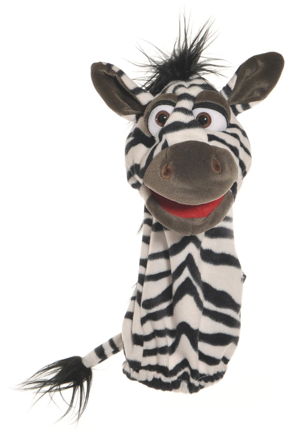 Living Puppets W574 Handpuppe Quasselwurm Zebra