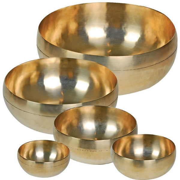 Peter Hess phKS9M-7-9-15-20-25 Sangha Meditationsklangschalen Gold SET 5tlg.