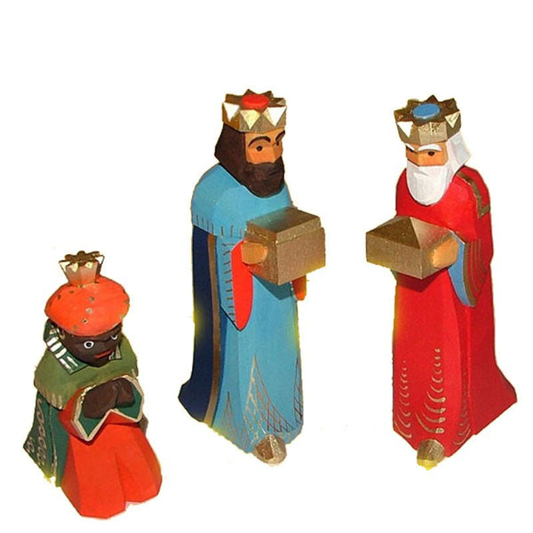 Lotte Sievers Hahn 1060-1062-1063 Heilige drei Könige, SET 3tlg grün, blau, rot Lotte Sievers Hahn  