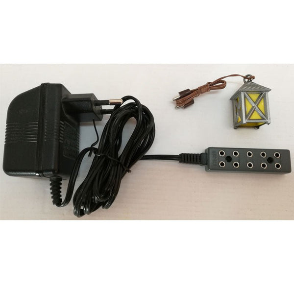 Lotte Sievers Hahn 60959-21635 Laterne und Trafo für Krippenstall Lotte Sievers Hahn  