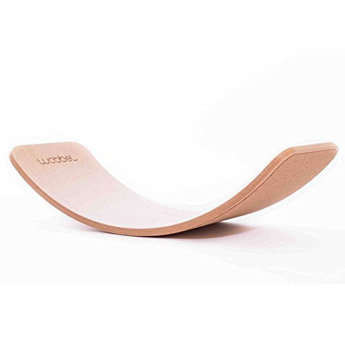 Wobbel Board Original transparent lackiert mit Kork