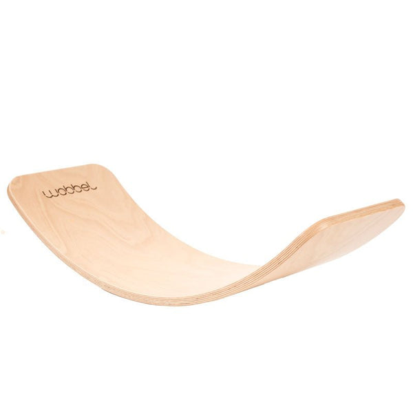 Wobbel Balanceboard Original - transparent lackiert ohne Filz